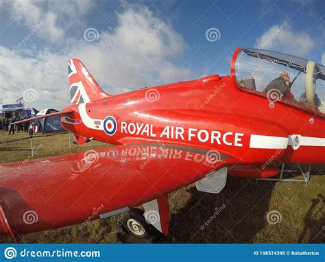The Red Arrows Royal Air Force Aerobatic Team Editorial Image Image
