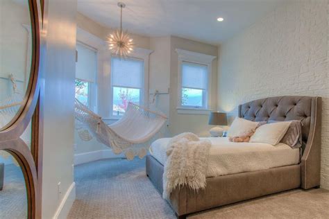 The living room is a great location for a hammock. 20 Indoor Hammock Decorating Ideas