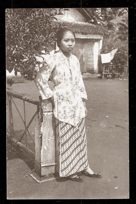 Beautiful Woman Java Indonesia C1920s Ini Bisa Jadi Nenek