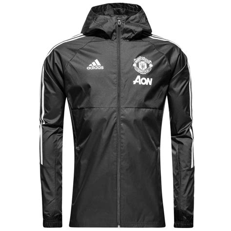 Manchester United Rain Jacket Night Greywhite
