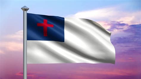 Christian Flag Stock Video Footage 4k And Hd Video Clips Shutterstock