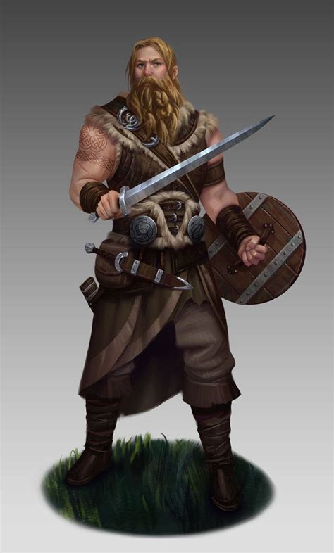 Warrior Viking Character Warrior Fantasy Character Design