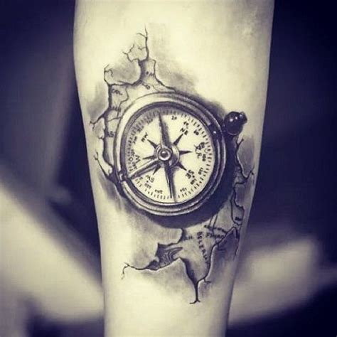 Resultado De Imagen Para Broken Compass Tattoo Hand Tattoos 3d Tattoos
