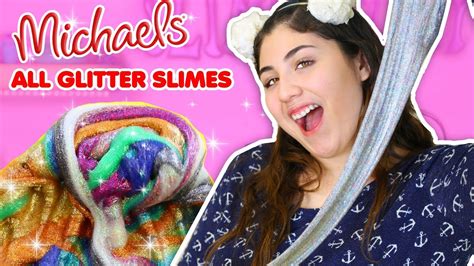 Michaels All Glitter Slime Smoothie Part 2 Making A Huge Glitter