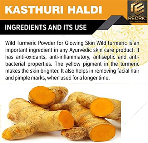 Reoric Kasturi Haldi Kasturi Haldi Powder For Face Beauty Kasturi