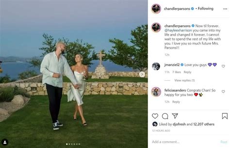 Chandler Parsons Engaged To Girlfriend Haylee Harrison Side Action