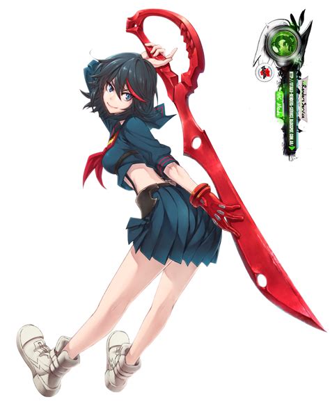 Kill la Kill:Matoi Ryuuko Kakoii Seifuku Sword Render | ORS Anime Renders
