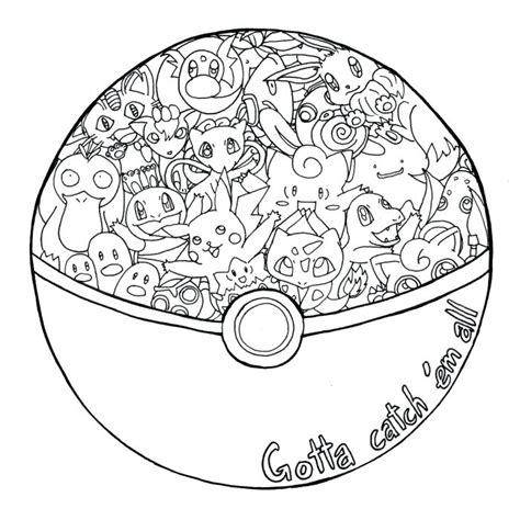 Pokemon Ball Coloring Pages Coloring Home