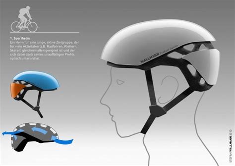Helmet Studies By Stefan Wallmann At Bike Helmet