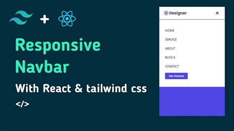 How To Make A Responsive Navbar With React Js And Tailwind Css React Js And Tailwind Css