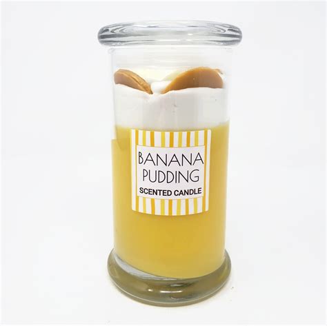 Scented Banana Pudding Candle W Lid Etsy