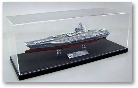 Ship Display Cases Mahogany And Acrylic Custom Acrylic Cases