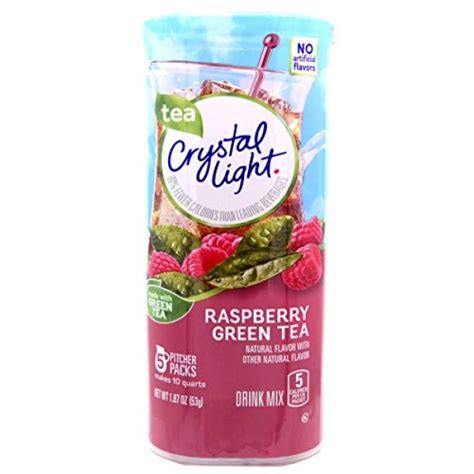 Crystal Light Raspberry Green Tea Drink Mix 10 Quart Canister