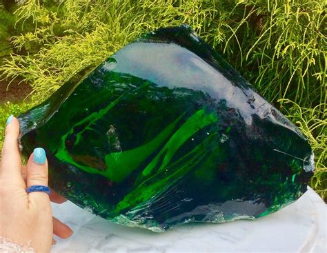 21 Lbs Worlds Largest Emerald Green Monatomic Andara Crystal