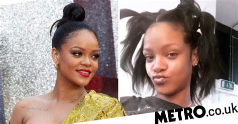 Does Rihanna Wearing Her Real Natural Hair Mean A New Album Is Coming Metro News