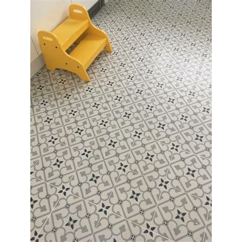Brighton Grey Pattern Matt Porcelain Floor Tile Tile Mountain