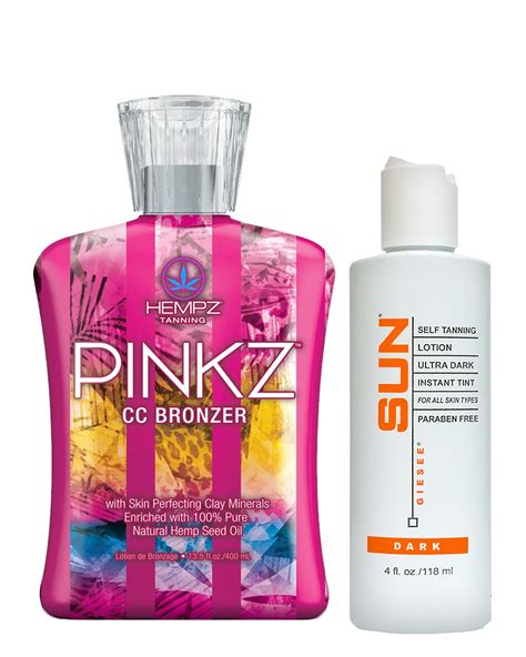 Hempz Pink Cc Bronzer And Sun Labs Bronzing Lotion Is Perfect For That