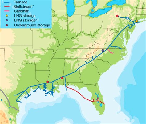 Tennessee Pipeline Map