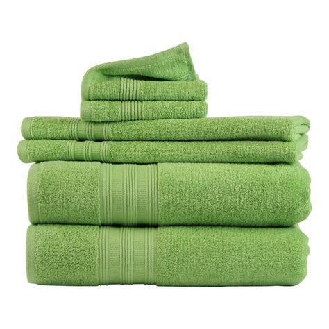 6pk Solid Bath Towel Green Freshee In 2021 Green Bath Towels