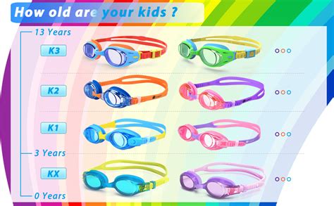 Zabert K3 Kids Swimming Goggles For Girls Boys Junior Childs Children