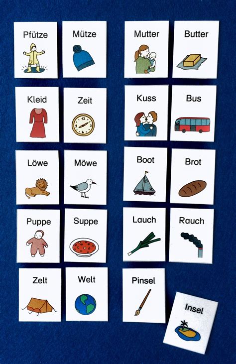 Reimwörter Reimwörter Deutsch Lernen Kinder Vorschulrechnen