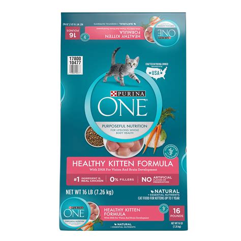 Much to my surprise, both kittens voluntarily began ignoring the wet food and ate primarily the purina one. Purina ONE Dry UPC & Barcode | upcitemdb.com