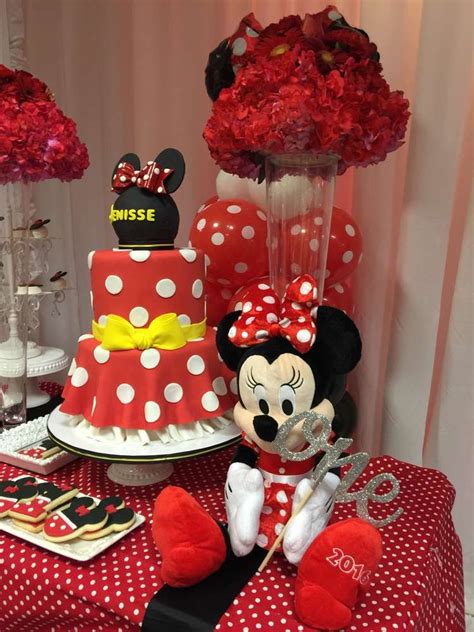 This cute minnie mouse birthday party was submitted by ellora drinnen of creatively southern. Mickey Mouse / Minnie Mouse Birthday Party Ideas | Photo 1 ...