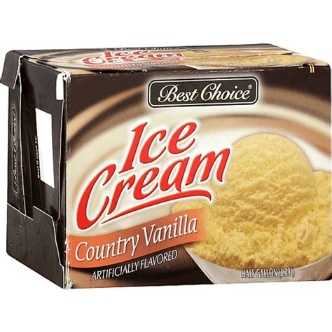 Best Choice Ice Cream Country Vanilla Vanilla Edwards Food Giant