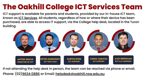 The Ict Services Team Insight Ict Knowledge Base Oakhill College