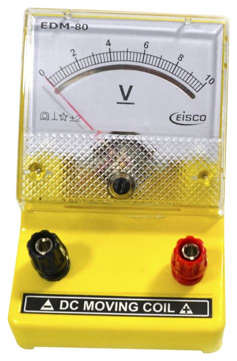 Eisco Labs Moving Coil Voltmeter 0 To 10 Volts