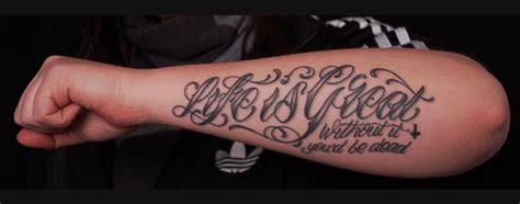 Encouraging quote tattoo on the thigh. Powerful Quotes become Powerful Tattoos « Tattoo Pictures « Ratta Tattoo