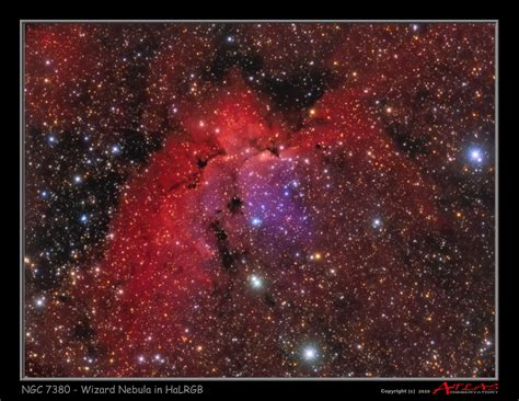 Atlas Observatory Ngc 7380 Wizard Nebula