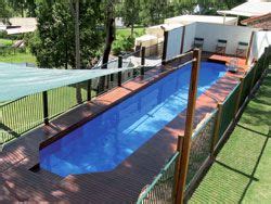 Homebuilt diy concrete block swimming pool. Above Ground Lap Pool | Backyard pool landscaping, Lap ...