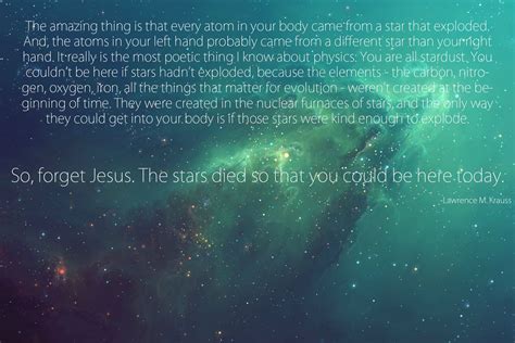 The Stars Died So You Could Be Here Today Lawrence M Krauss