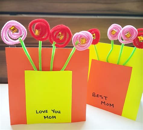 Mothers Day Cards Easy To Make Marbled Mothers Day Cards That A Kid