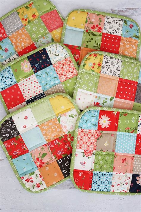 How To Make A Quilted Potholder A Step By Step Tutorial A Quilting Life