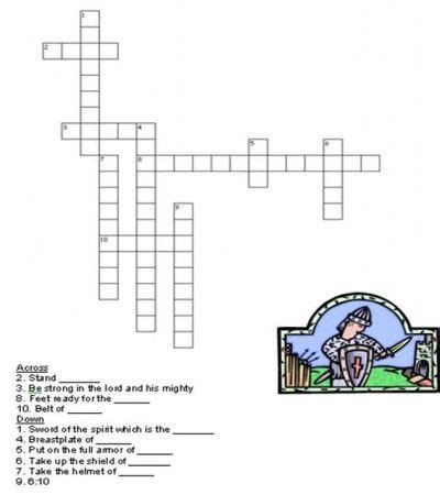 Finding free printable worksheets is an excellent way for teachers and homeschooling parents to save on their budgets. Pin by KidsBibleBeat on Bible Crosswords for Kids | Armor ...