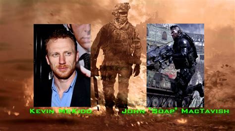 Call Of Duty Modern Warfare 2 Voice Actors Youtube