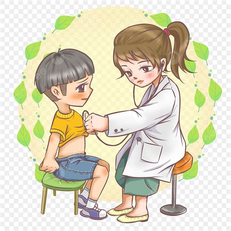 Doctor Treatment Png Image Commercial Cartoon Medical Treatment Scene