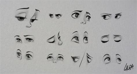 Cartoon Drawing Techniques Disney Eyes Practice By Dennia Bocetos