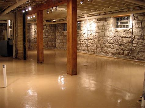 Brilliantly Furnished Basements Photo Gallery Concrete Basement Floors Basement Concrete