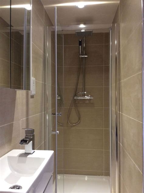This en suite benefits from a generously proportioned shower. Image result for smallest ensuite | Small shower room, Bathroom, Small bathroom
