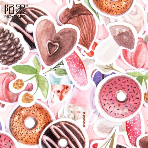 46pcs Food Stickers Delicious Food Stickers Planner Etsy
