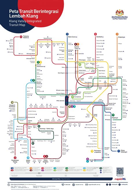 Map Of Kuala Lumpur Kl Train Railway Lines And Railway Stations Of