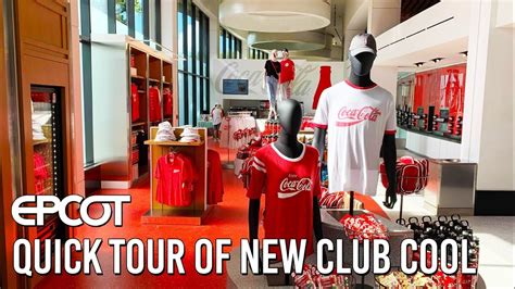 Quick Tour Of New Club Cool At Epcot Youtube