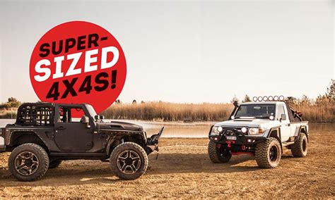 One conversion really caught his eye: OFF-ROAD TEST - Toyota LC 79 Pick-up & Jeep Wrangler ...
