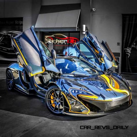 28 Chrome Gold Golden Mclaren P1 Png Exotic Supercars Gallery