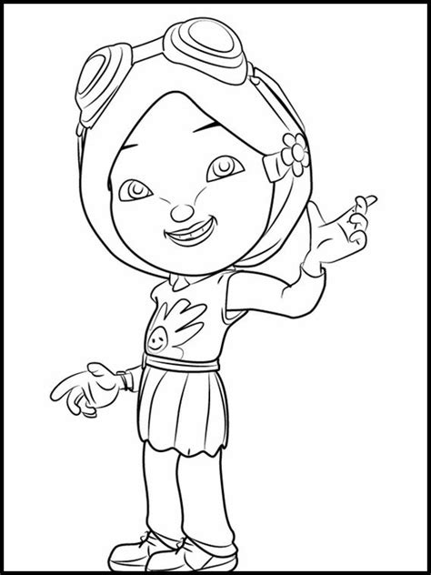 Ying is one of the main characters in boboiboy and boboiboy galaxy. Printable coloring pages for kids BoBoiBoy 13 | Coloring ...