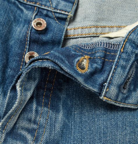 Chimala Selvedge Washed Denim Jeans 505 Mr Porter Lookastic