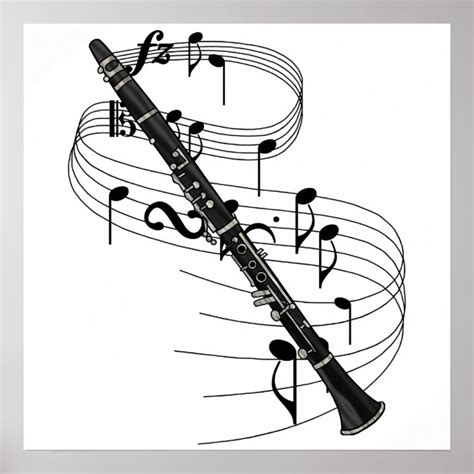 Clarinet Poster Zazzle